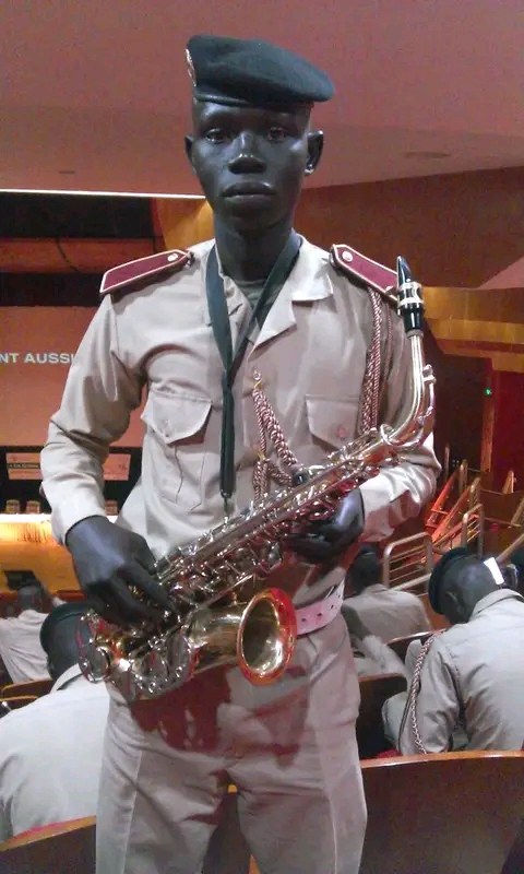 Robert Diouf, professeur de saxophone à l'école de musique Casa'Sons